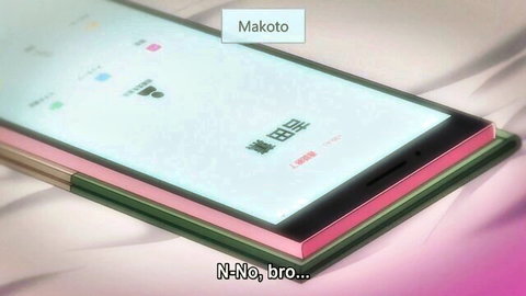 Busty hentai sister Makoto pleads 'N-No bro' in incest scene
