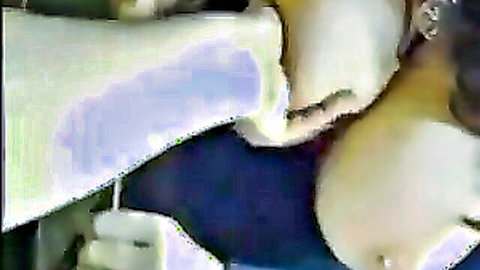 Close-up of big tits covered in sperm, explicit cumshot scene
