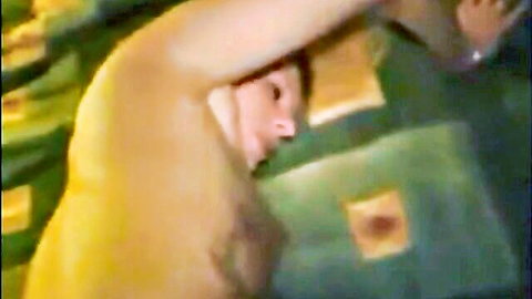Ecstatic woman lying back nude in pleasure after creampie