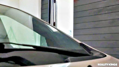 Alyx Star's ravishment fantasy car scene from Reality Kings