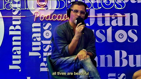 Alanna, Emma & Anna beautiful lesbian threesome in Juan Bustos Podcast