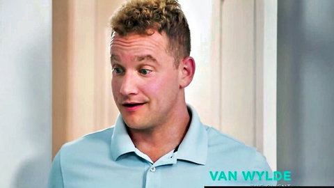 Van Wylde surprised in massage scene with ebony MILF Nicole Kitt blowjob
