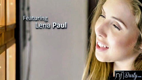 Busty Lena Paul smiling seductively in nfBusty featuring preview
