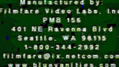 Blue Vanities #369 Peepshow Loops vintage porn label, classic Seattle studio