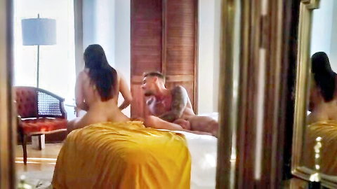 Violet Myers nude big ass with Chris Diamond in doggy position