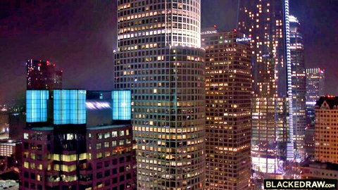 Paige Owens First Time X3 BlackedRaw urban night skyline promo