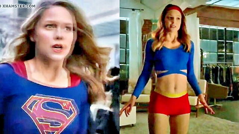 Melissa Benoist as Supergirl in sexy cosplay NSFW tribute