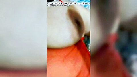 Blurry Iranian Persian stepmom cuckold wife exposing cleavage in white top