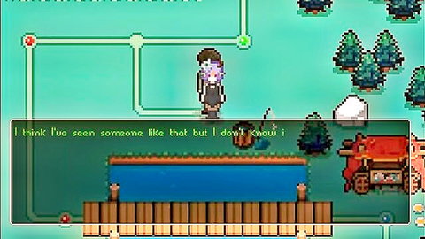 Pixel art hentai game scene from Doki Doki Tri-line Ep.1 Succubus catfight