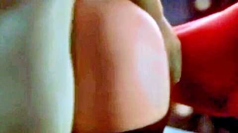 Elastigirl Helen Parr cosplay, big ass bent over in red suit