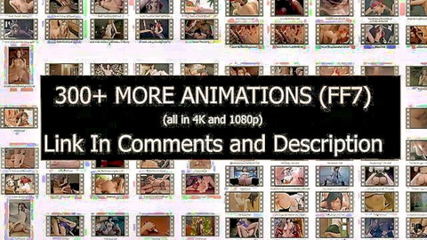 Tifa Lockhart Final Fantasy 7 explicit sex animations collection