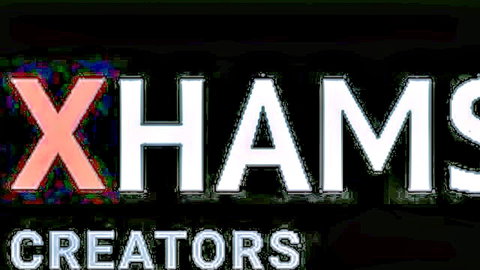 xHamster Creators logo on black background for adult video site.