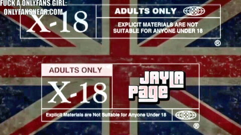 Jayla Page OnlyFans adults only X-18 explicit material warning labels