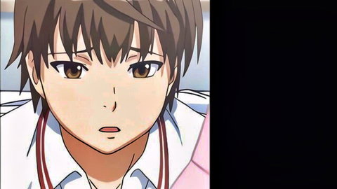 Anime schoolboy in uniform from Nee Summer hentai series