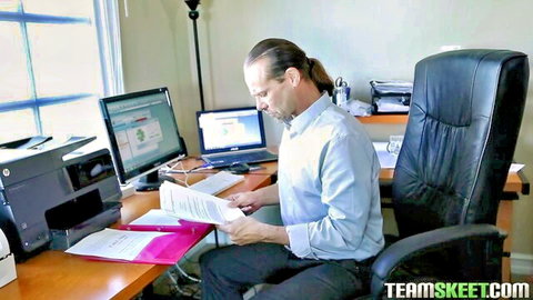Shyla Ryder office tease staying pure for boyfriend