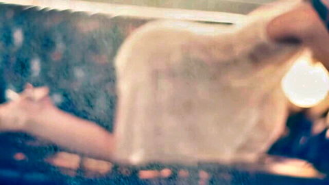 Ichika Nagano in ethereal white lingerie, seductive Asian pose