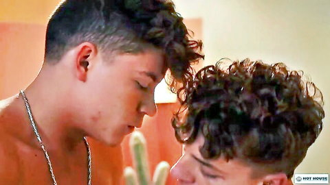 Drake Von and Jack Valor shirtless intimate moment in Never Enough