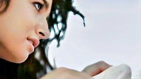 Zoey Kush seductive profile in Dream Lovers, soft gaze and lips