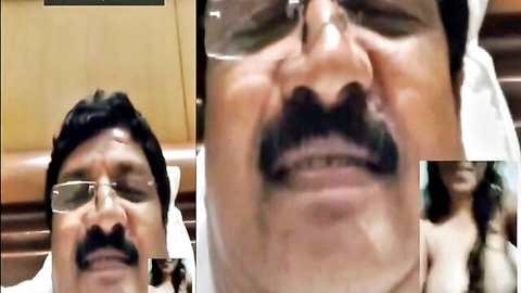 South Indian officer caught in illegal affair with busty nude woman