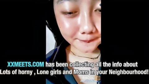 Cute Pinay teen Nana close-up smile in Indonesian solo masturbation video