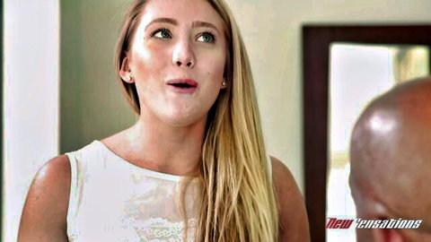 AJ Applegate surprised by Shane Diesel in dirty babysitter scene