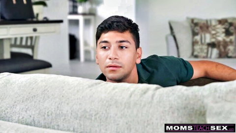 Max Fills in POV lounging casually in Moms Teach Sex with Kathryn Mae