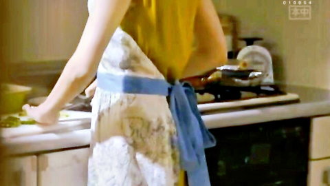Busty Asian MILF gets oral sex from man in mom-son taboo scene