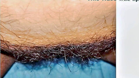 Close-up of hairy pussy with dark bush, explicit vulva view by Sorayyaa