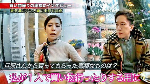 Asian couple in casual cafe interview for JAV series 300MIUM-404