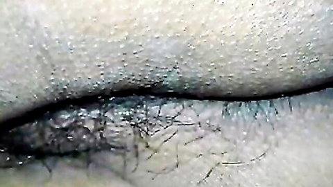 Close-up of hairy Bengali ass from adult video