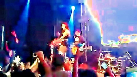 Anitta twerks her big butt on stage in hot mature performance