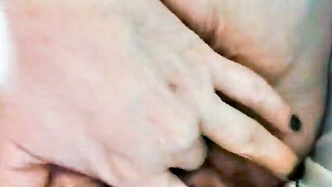 Hot mature BBW woman fingering her pussy closeup