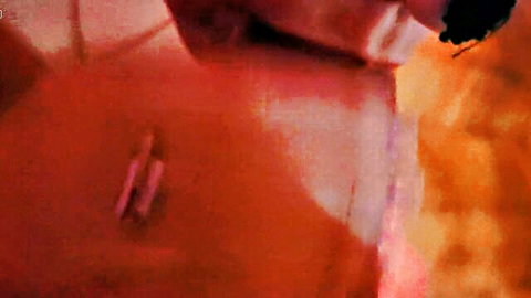 Mature woman with open mouth ready to suck big black cock through glory hole