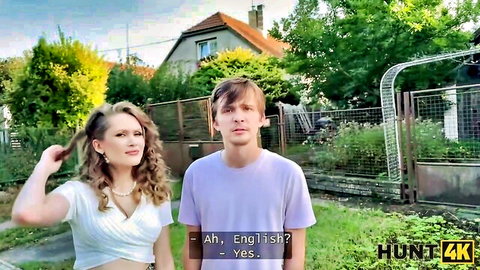 Una Fairy and Stanley Johnson in teasing outdoor pick-up Hunt4K