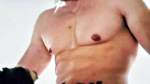 Roman Todd shirtless muscular chest showcase