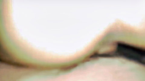Blurry amateur closeup of creampie cum oozing from pink shaved pussy
