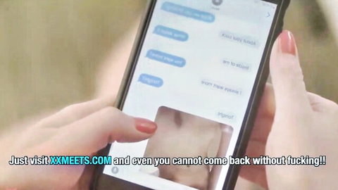 Angela White teases with naughty sexting on phone in hot wife teaser