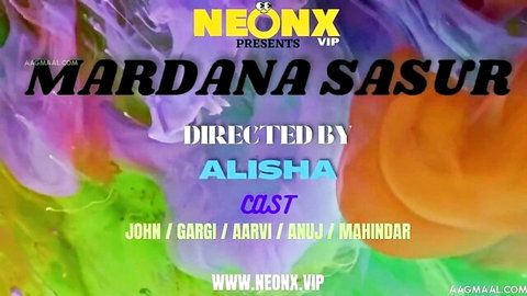 Mardana Sasur Indian adult film poster directed by Alisha starring John Gargi Aarv Anu