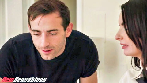 Alice Pink and Jake Adams in intimate BDSM romance close-up