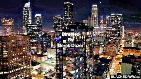 Jazlyn Ray BLACKEDRAW urban night skyline directed by Derek Dozer
