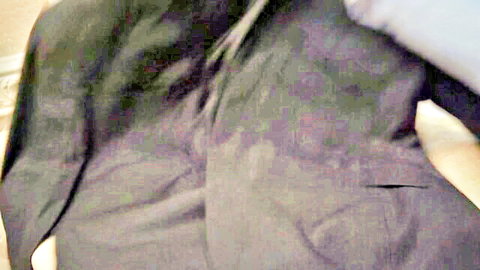 Skinny teen babe small ass in tight dark pants bending over