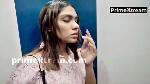 Two Indian women in intimate lesbian breast kiss, Malayalam sex scene