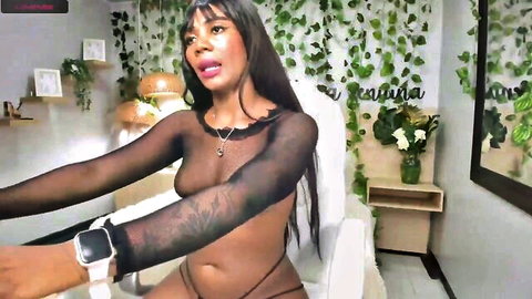 Nadiabenz_ in sheer black lingerie, seductive webcam pose on MyFreeCams