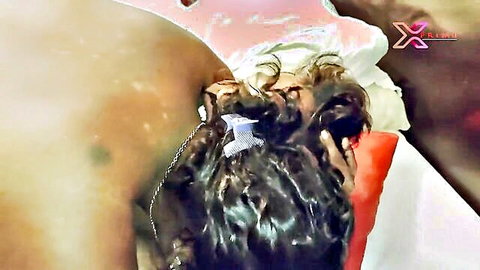 Indian woman with big curvy ass fucked doggystyle from behind