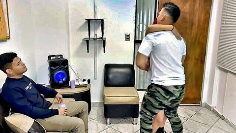Yostin NP dances with friend's wife, rubbing cock on her ass in steamy NTR scene