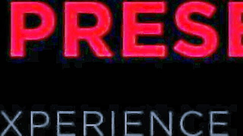 Premium experience text logo in bold red and cyan on black background for adult videos