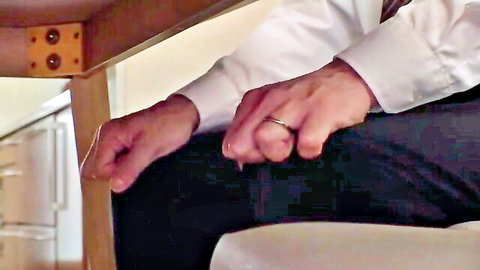 Mako Oda in close-up hand grip with chain, JAV scene