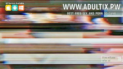 Promotional banner advertising best free sex and porn 3D game on all devices at adultix.pw