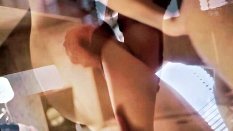 Shion Utsunomiya in explicit erotic pose, thigh view