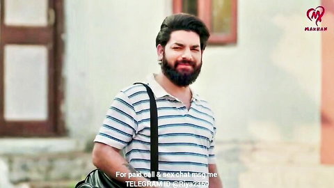 Bearded Desi doctor in striped shirt, MakhanApp Hot Web Series
